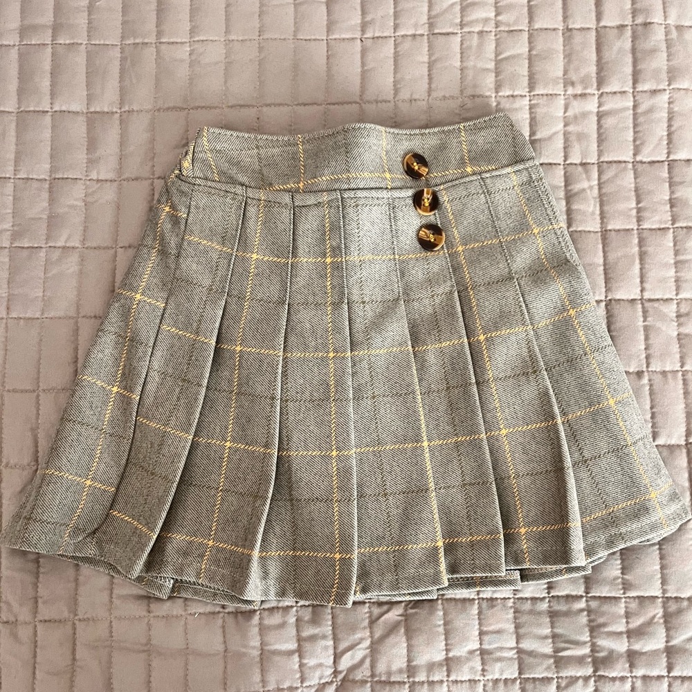 Plaid Skirt Small